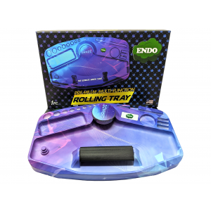 Endo Premium Rolling Tray - Purple & Blue